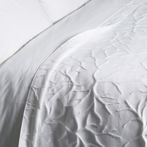 Glory Coverlet, White