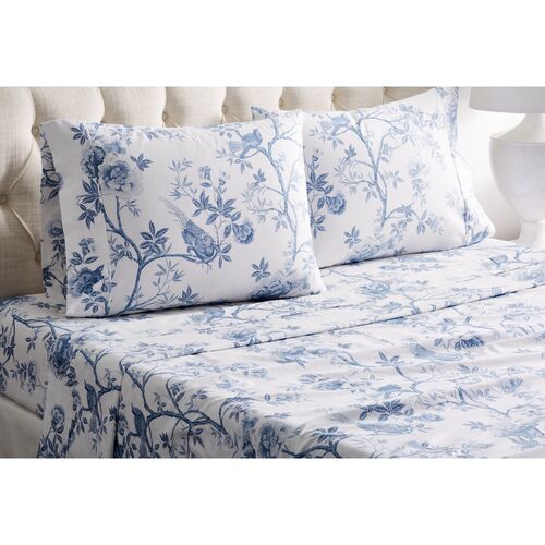 Josephine Sheet Set, Blue