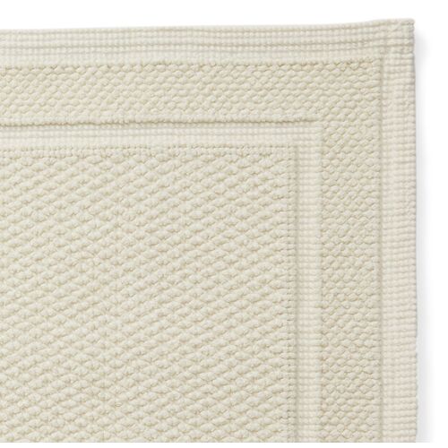 Athens Bath Rug, Ivory 2 Athens Bath Rug, Ivory