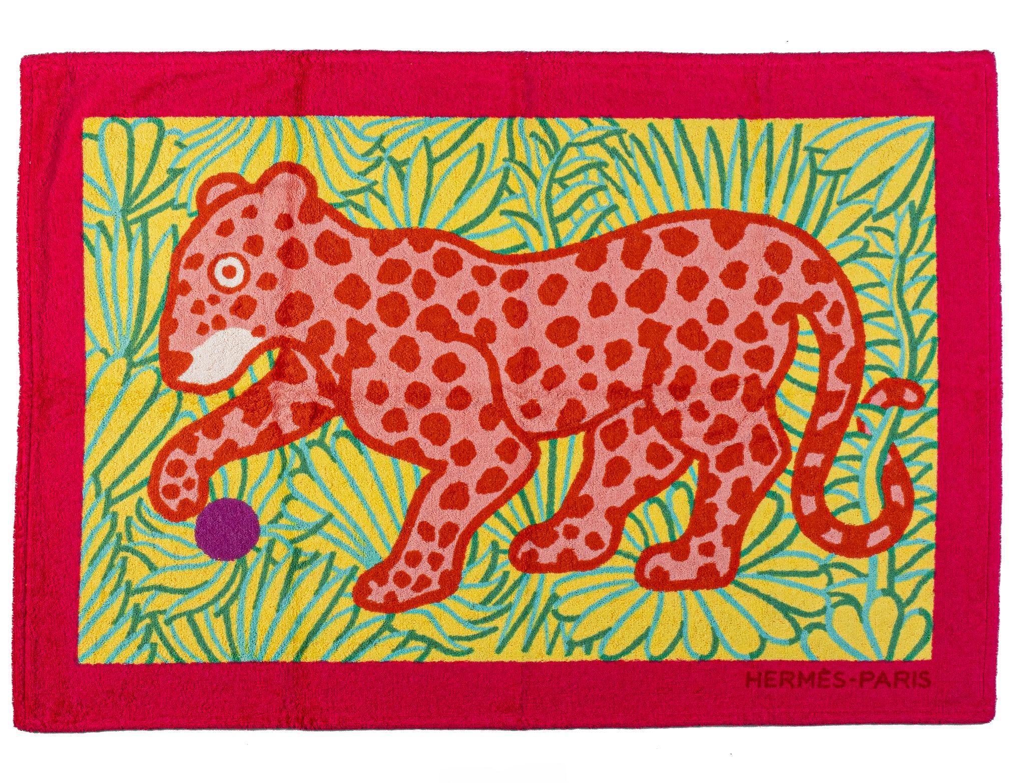 HermÂ¨Â¨s Jeux dans la jungle Beach Towel