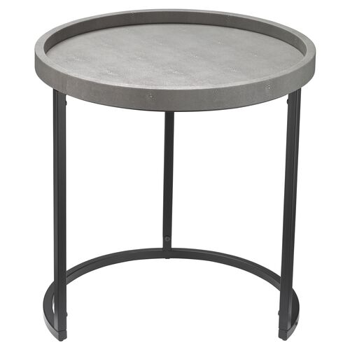 S/3 Maddox Nesting Tables, Gray/Black 4 S/3 Maddox Nesting Tables, Gray/Black