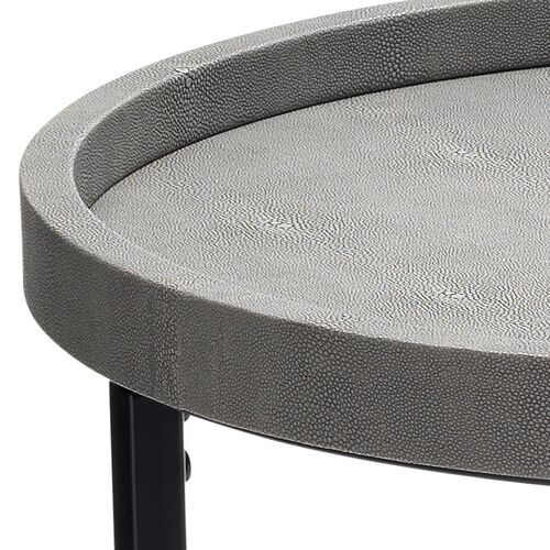 S/3 Maddox Nesting Tables, Gray/Black 6 S/3 Maddox Nesting Tables, Gray/Black