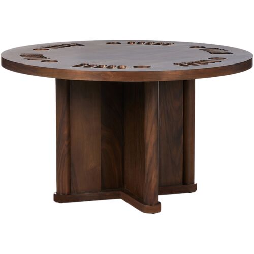 Mayfield Poker Table, Dark Guanacaste 1 Mayfield Poker Table, Dark Guanacaste