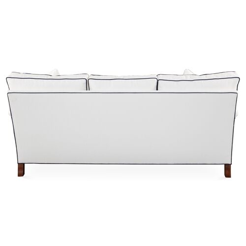 Kate Queen Sleeper Sofa, White Crypton 3 Kate Queen Sleeper Sofa, White Crypton