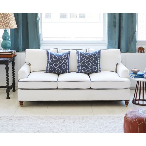 Kate Queen Sleeper Sofa, White Crypton 5 Kate Queen Sleeper Sofa, White Crypton