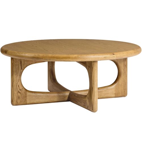 Estee Oak Coffee Table, Honey 1 Estee Oak Coffee Table, Honey