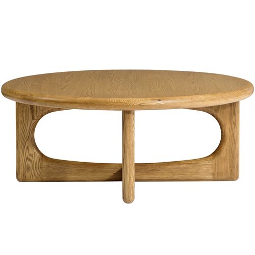 Estee Oak Coffee Table, Honey 2 Estee Oak Coffee Table, Honey