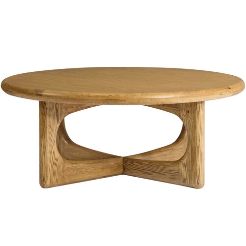 Estee Oak Coffee Table, Honey 3 Estee Oak Coffee Table, Honey