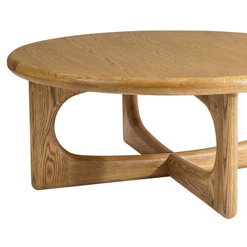 Estee Oak Coffee Table, Honey 5 Estee Oak Coffee Table, Honey