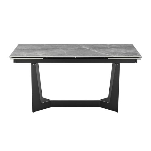 Verano 95" Extension Dining Table, Gray Ceramic 4 Verano 95" Extension Dining Table, Gray Ceramic