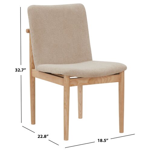 Darya Boucle Dining Chair 6 Darya Boucle Dining Chair