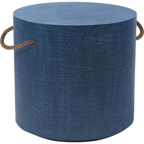 Aegean Round Side Table, Indigo
