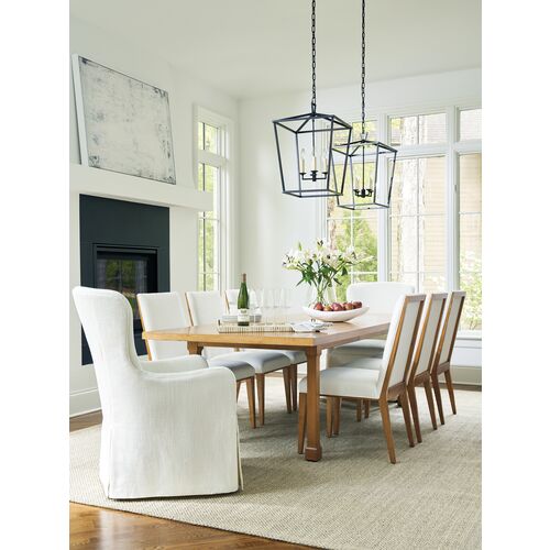 Laguna Sycamore Rectangular Extension Dining Table, Natural 6 Laguna Sycamore Rectangular Extension Dining Table, Natural