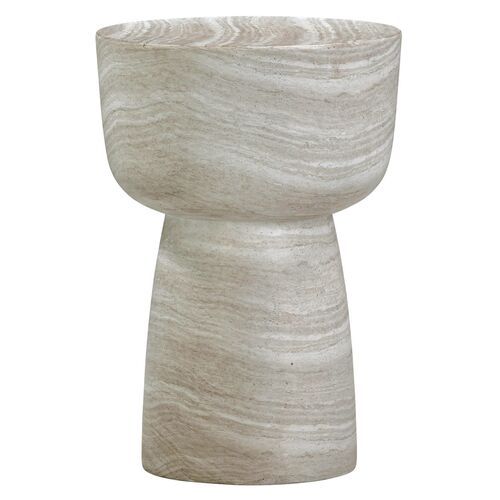 Virella Indoor/Outdoor Side Table, Travertine 3 Virella Indoor/Outdoor Side Table, Travertine