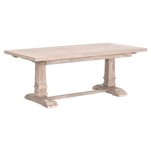 Hewitt Extension Dining Table, Natural Gray 1 Hewitt Extension Dining Table, Natural Gray
