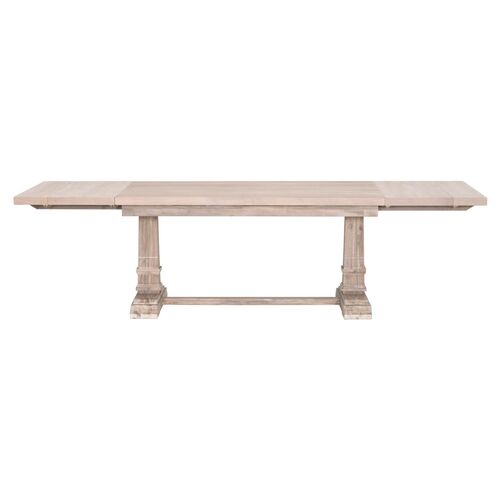 Hewitt Extension Dining Table, Natural Gray 2 Hewitt Extension Dining Table, Natural Gray
