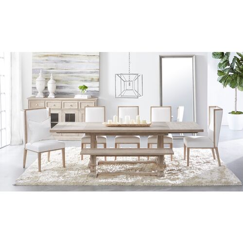 Hewitt Extension Dining Table, Natural Gray 3 Hewitt Extension Dining Table, Natural Gray