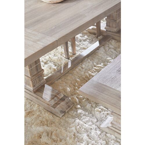 Hewitt Extension Dining Table, Natural Gray 5 Hewitt Extension Dining Table, Natural Gray