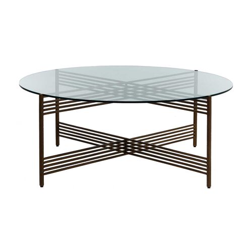 Tanner Coffee Table, Antique Brass 1 Tanner Coffee Table, Antique Brass