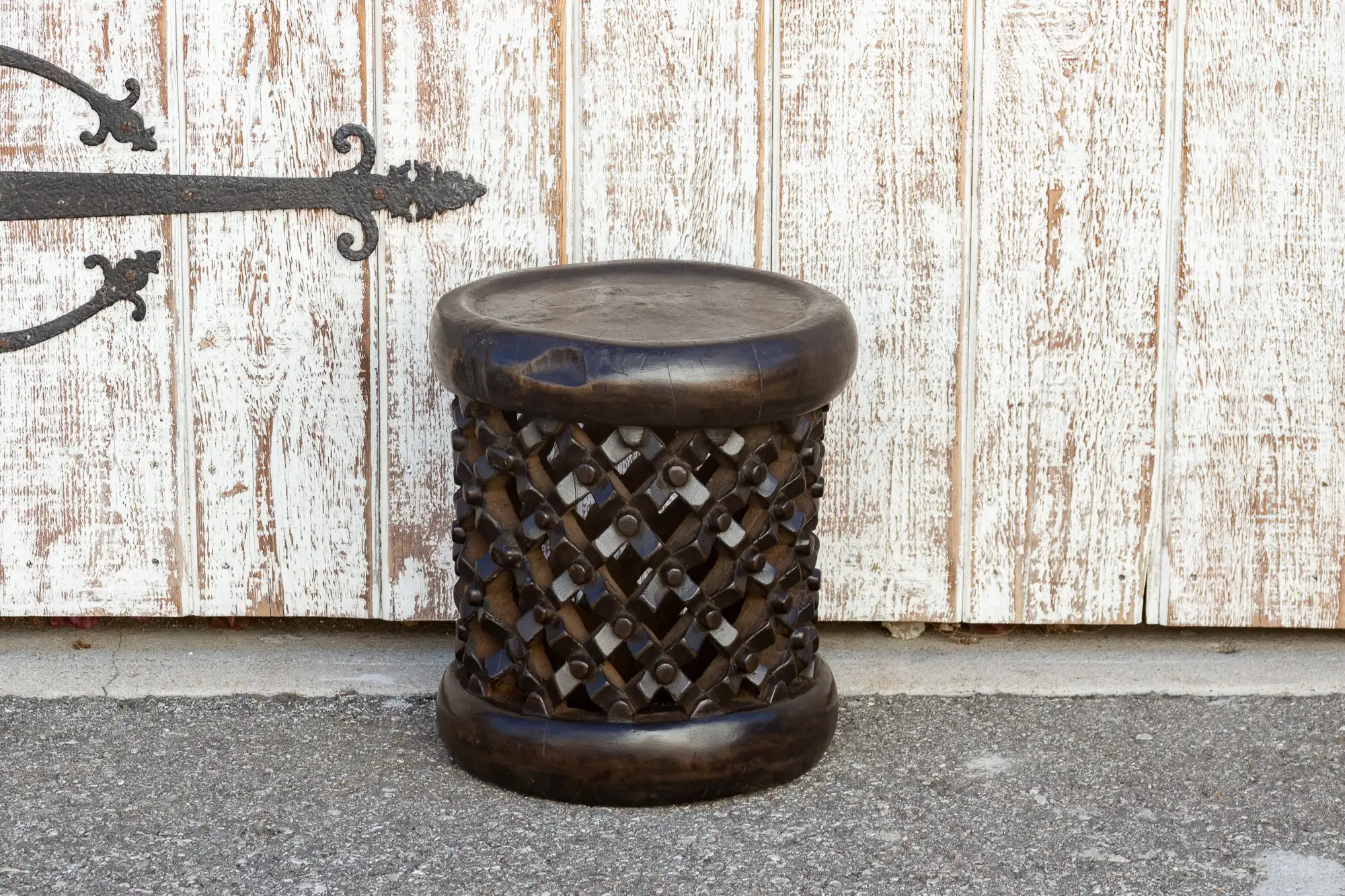 Small Carved Bamileke End Table 2 Small Carved Bamileke End Table
