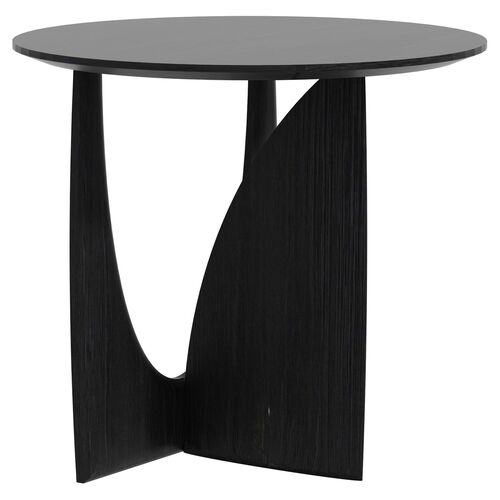 Geometric Side Table, Black 2 Geometric Side Table, Black