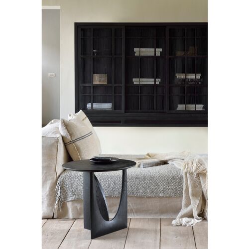 Geometric Side Table, Black 6 Geometric Side Table, Black