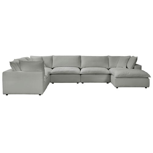 Benji Performance Modular 7-Pc Chaise Sectional