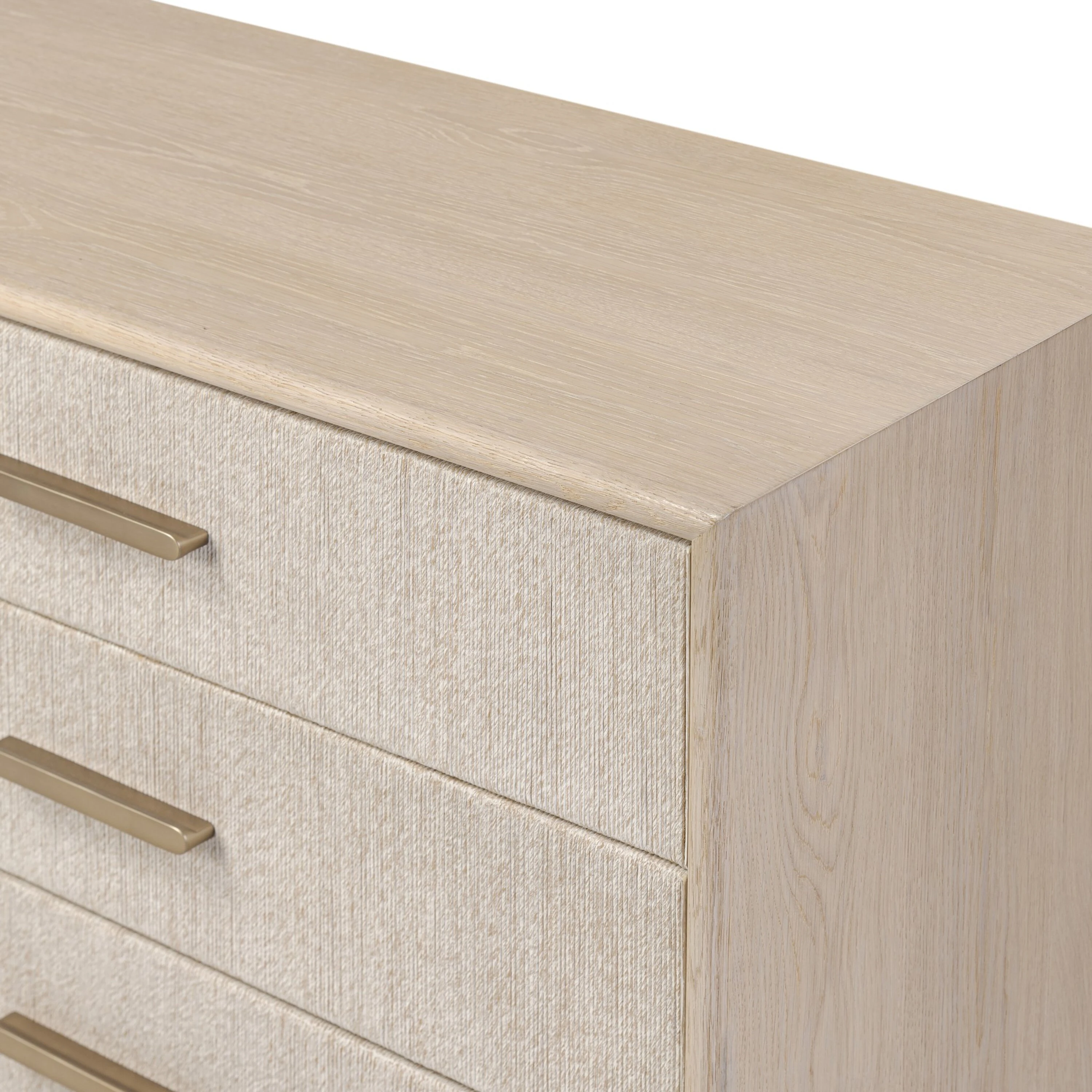 Tiv 6-Drawer Woven Paper Cord Dresser 10 Tiv 6-Drawer Woven Paper Cord Dresser