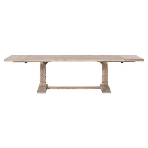 Travers Extension Dining Table, Smoke Gray 2 Travers Extension Dining Table, Smoke Gray