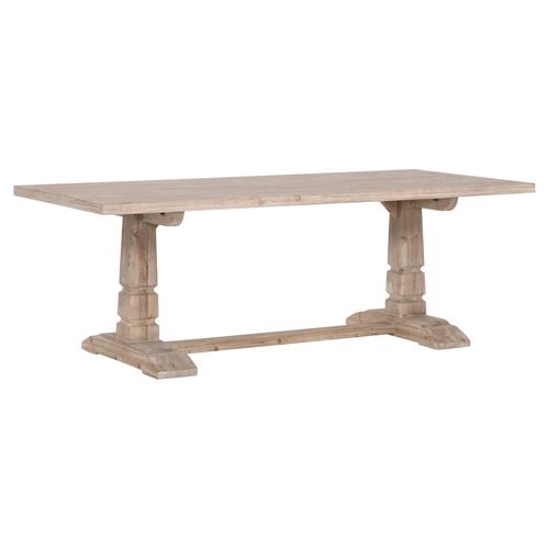 Travers Extension Dining Table, Smoke Gray 4 Travers Extension Dining Table, Smoke Gray