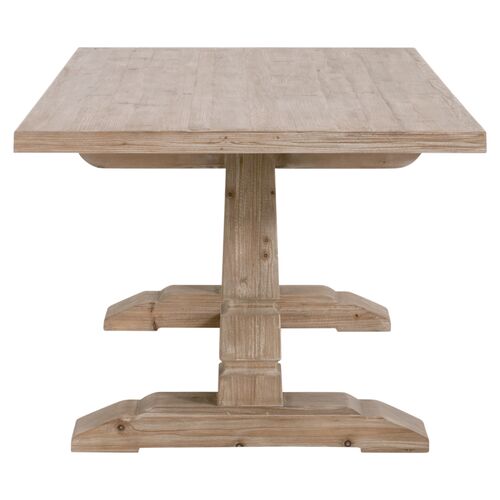 Travers Extension Dining Table, Smoke Gray 6 Travers Extension Dining Table, Smoke Gray