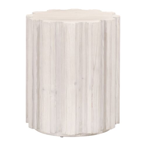 Jean Accent Table, White Wash Pine 1 Jean Accent Table, White Wash Pine