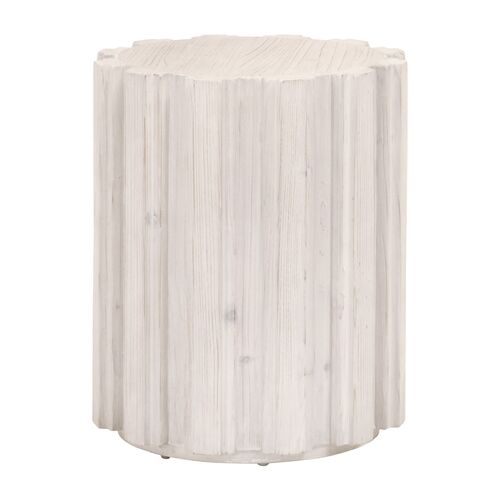 Jean Accent Table, White Wash Pine 2 Jean Accent Table, White Wash Pine