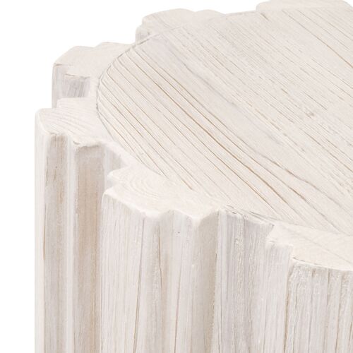 Jean Accent Table, White Wash Pine 4 Jean Accent Table, White Wash Pine